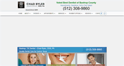 Desktop Screenshot of chadbyler.com