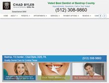 Tablet Screenshot of chadbyler.com